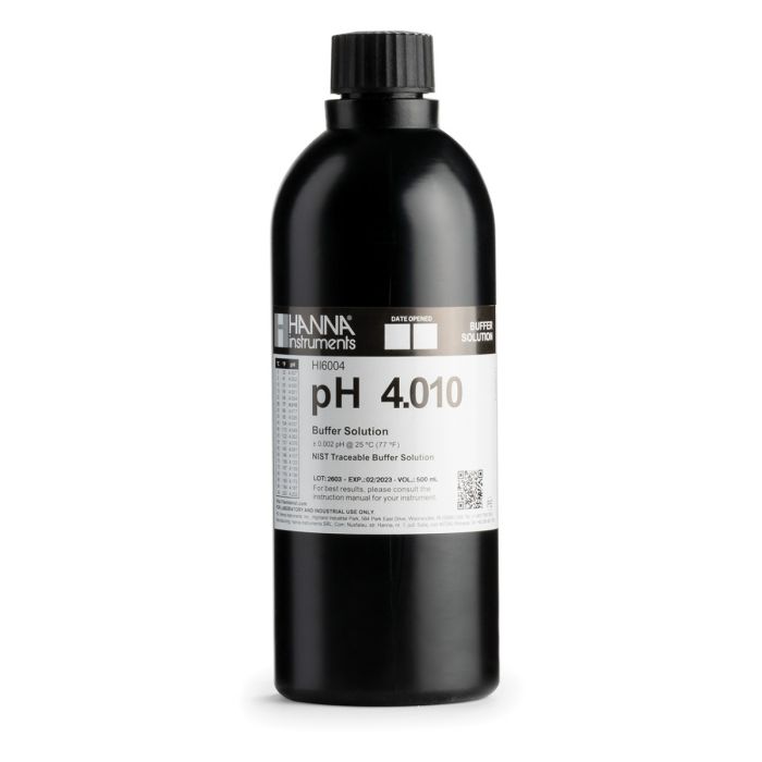 HANNA HI6004高精度酸度（4.010 pH）标准缓冲液