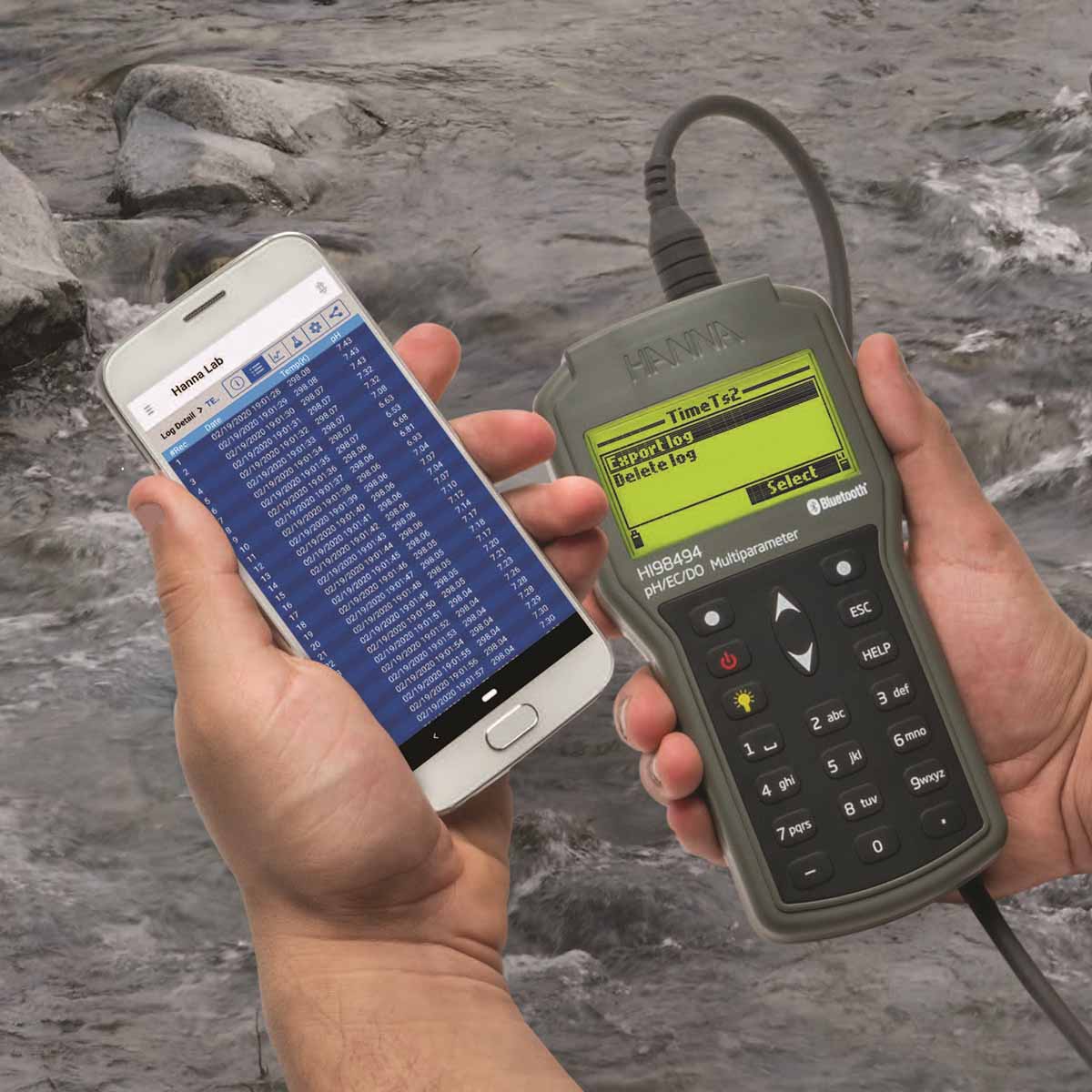 HANNA HI98494具有蓝牙功能的多参数【12项】水质分析测定仪