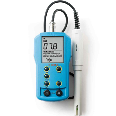 HANNA HI9811-5微电脑pH-EC-TDS-℃测定仪