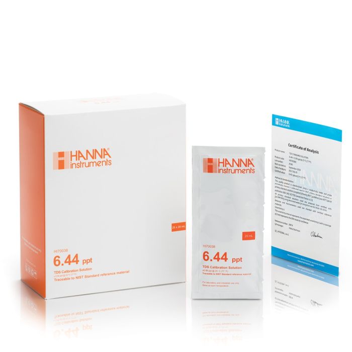 HANNA HI70038总固体溶解度TDS标准缓冲液【6.44g/L】