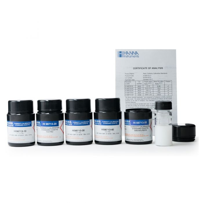 HANNA HI88713-11定制专用浊度标准组【ISO标准】
