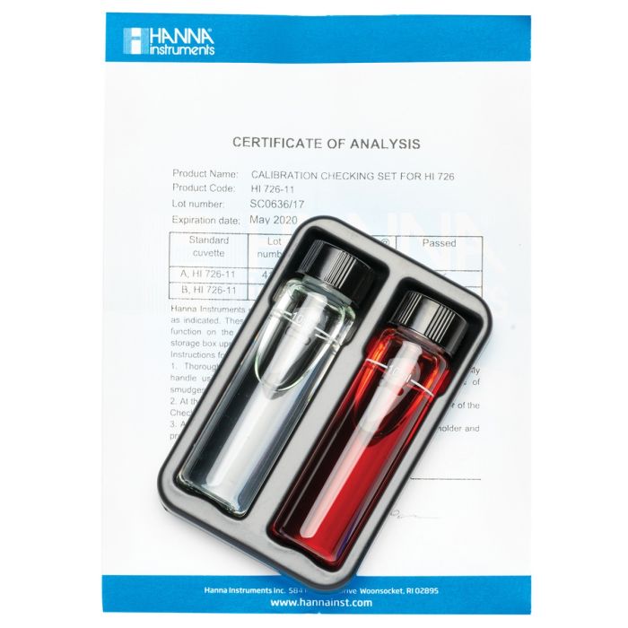 HANNA HI726-11镍NIST测量曲线标定组【HR】