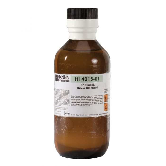 HANNA HI4015-01银ISE标准缓冲液【标值：0.1M】