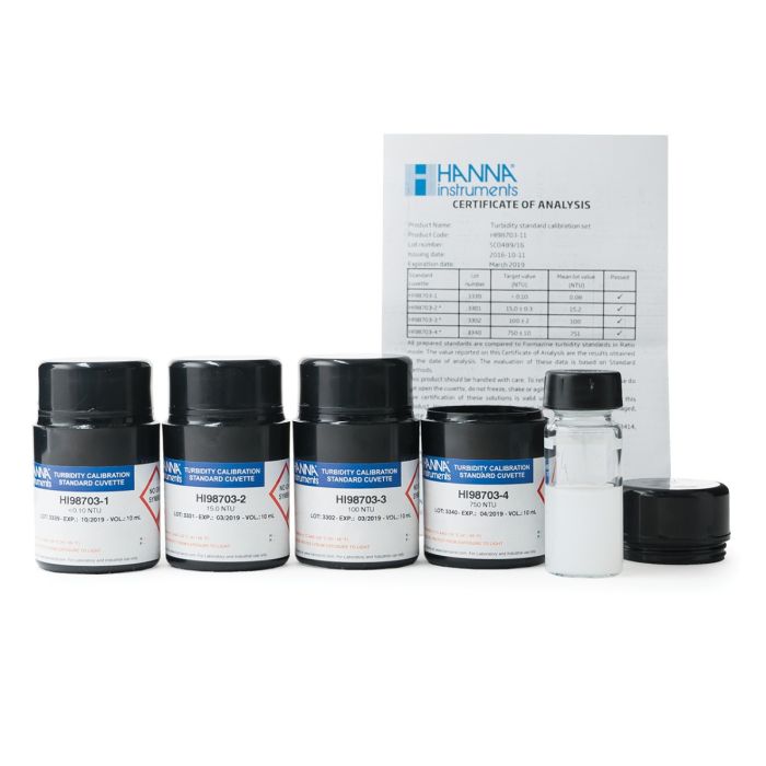 HANNA HI98703-11定制专用浊度标准组【EPA】