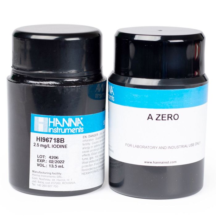 HANNA HI96718-11碘NIST测量曲线标定组