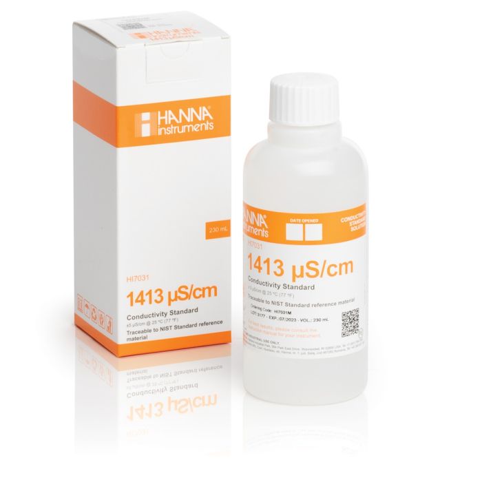 HANNA HI7031M电导率EC标准缓冲液【1413 uS/cm 】