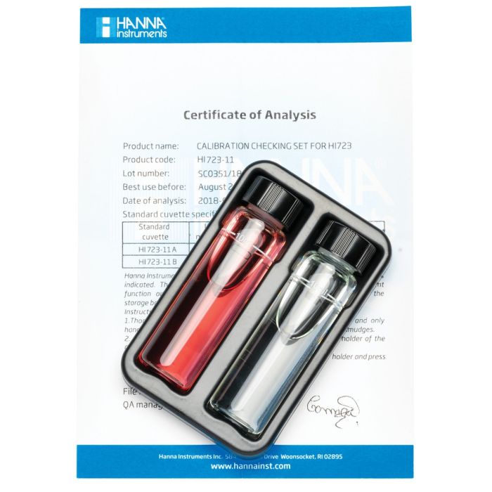 HANNA HI723-11 六价铬NIST测量曲线标定组【HR】