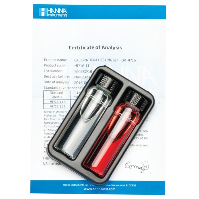 HANNA HI716-11溴NIST测量曲线标定组【Br】